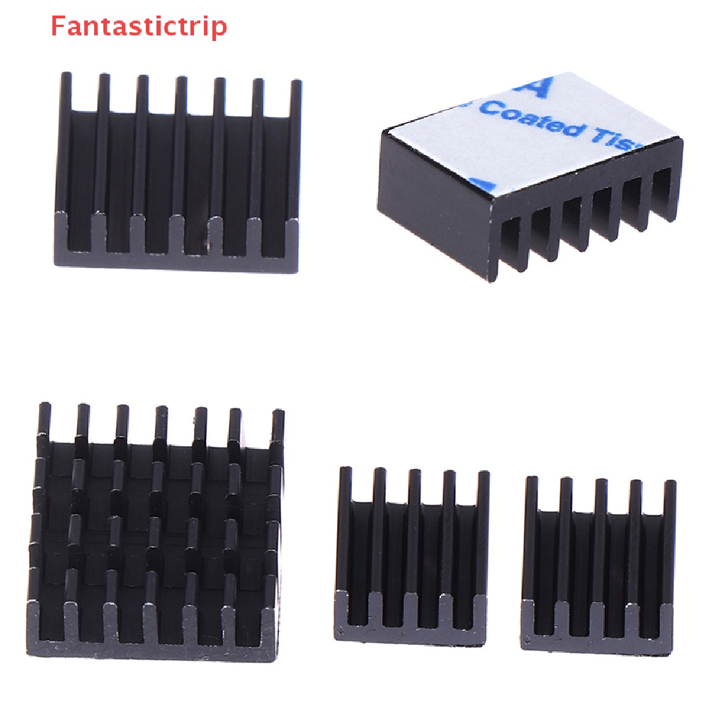 Quạt Tản Nhiệt CPU RAM LAN USB Bằng Nhôm Dành Cho Raspberry Pi 4B Mới
