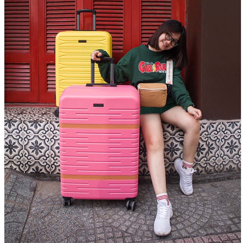 Vali Size 28 - Vali kéo du lịch Rover Ada - Vali nhựa ký gửi - Chống bể Chống rạch