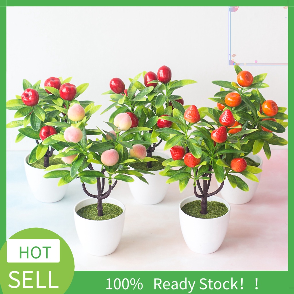 Chậu Cây Trái Cây Nhân Tạo Bằng Nhựa Đa Năng Sống Động dv1 Cho Đám Cưới