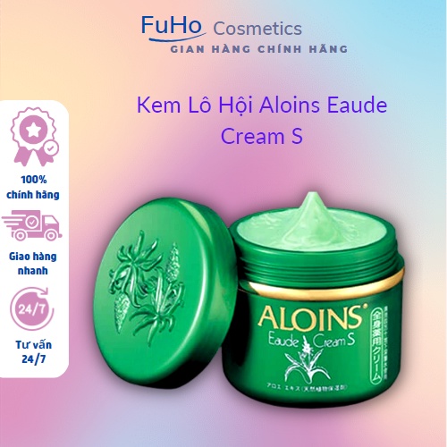Kem Lô Hội Aloins Eaude Cream S Dưỡng Da, Dưỡng Ẩm Toàn Thân 185g Fuho Cosmetics