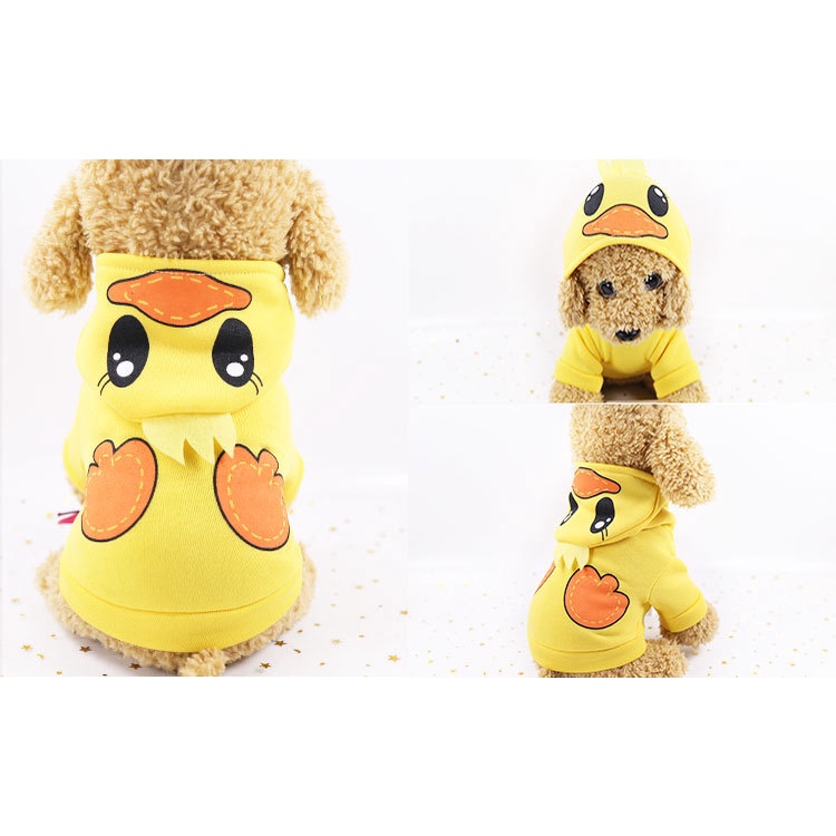 Áo chó mèo ngộ nghĩnh có mũ