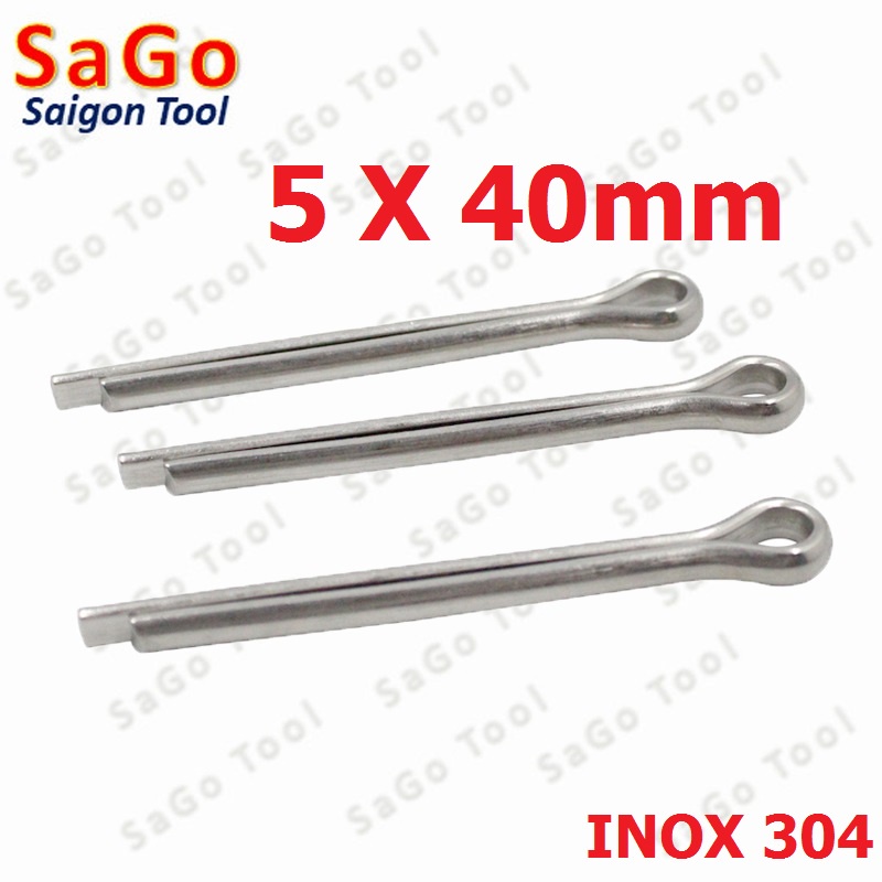 Chốt chẻ 5X40mm INOX 304