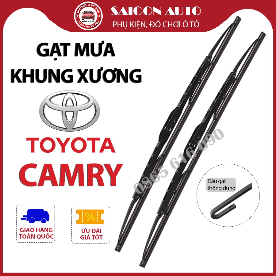 [HCM-Giao nhanh] Cặp gạt nước mưa xe ô tô Toyota Camry (1992-2022) lưỡi gạt mưa silicon xe oto thông minh oto xe hơi