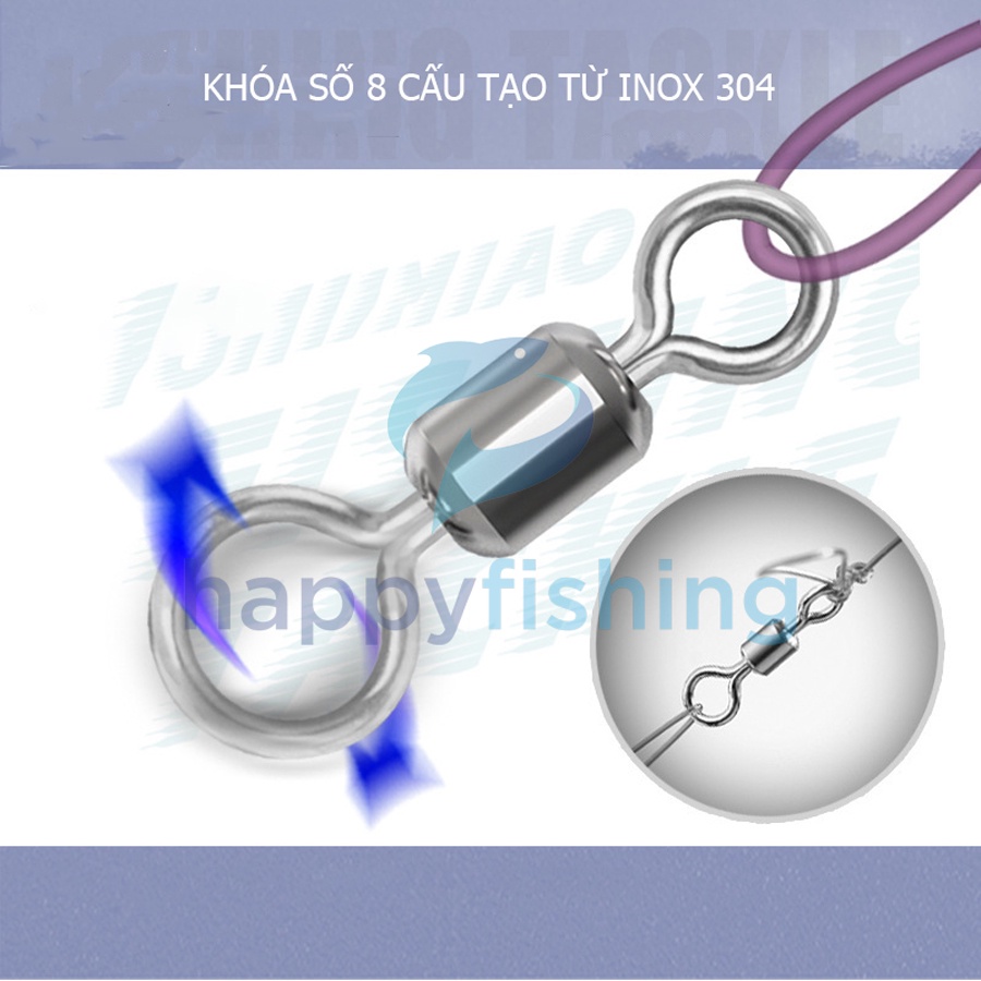 Bộ Set Trục Câu Đài Cao Cấp - Happy Fishing