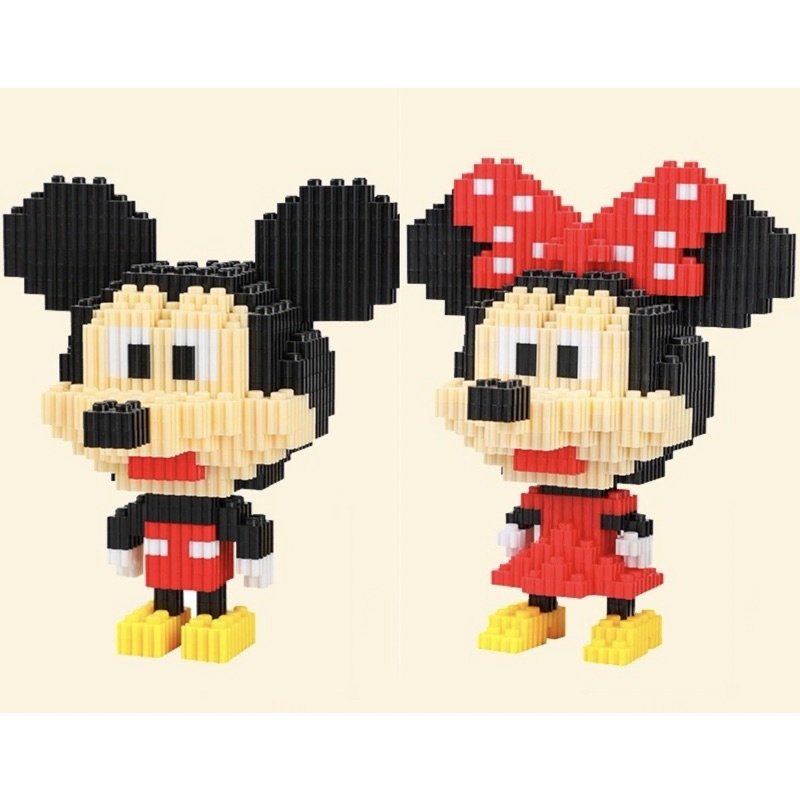 Mô hình lắp ráp Chuột Mickey - Minnie