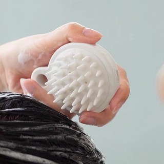 Lược gội đầu massage LƯỢC TÂM sạch gầu kích thích mọc tóc silicone combo 2