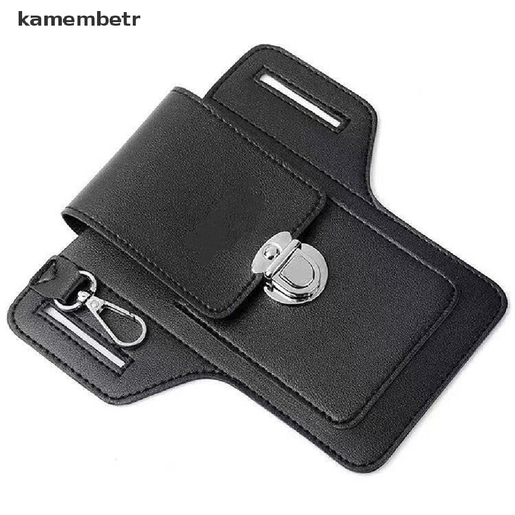 Túi Da PU Đeo Hông Đựng Điện Thoại Đa Năng Thời Trang Cho Nam