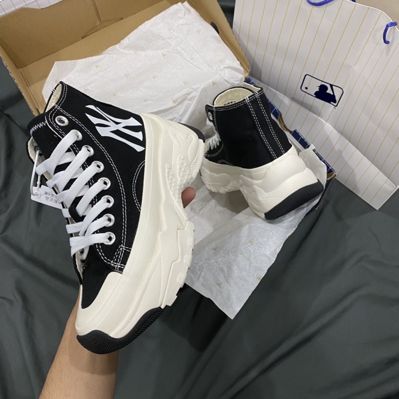 Giày Thể Thao MLB Chunky High Độn Đế 6cm, MLB Chunky High Siêu Phẩm Hot Trend Nam Nữ Full Box Bill + Sẵn Hàng