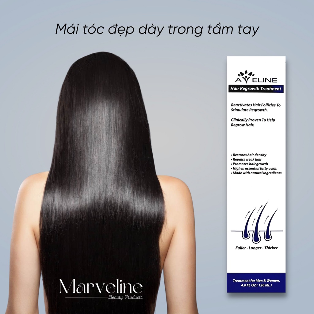 Thuốc kích mọc tóc nhanh Aveline Hair Regrowth Treatment của Mỹ