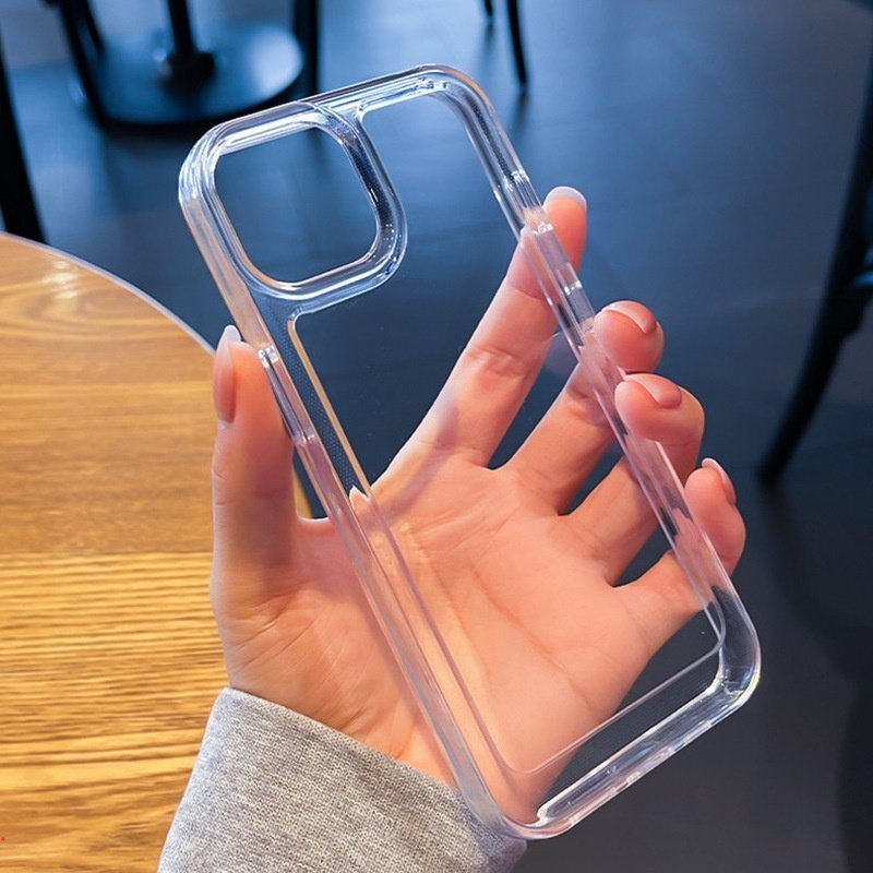 Ốp Điện Thoại TPU Mềm Trong Suốt Chống Sốc Chống Bụi Tương Thích Cho IPhone 11 12 13 14 Pro Max X XR 8 7 6 Plus Xs Max
