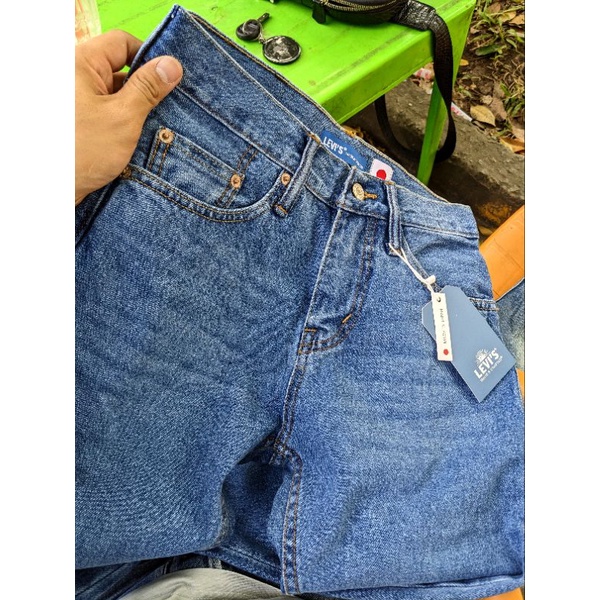 quần jean levis màu xanh chất cotton ko giãn made japan dòng cao cấp siêu đẹp