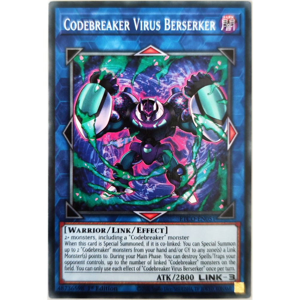 [Thẻ Yugioh] Codebreaker Virus Berserker |EN| Common