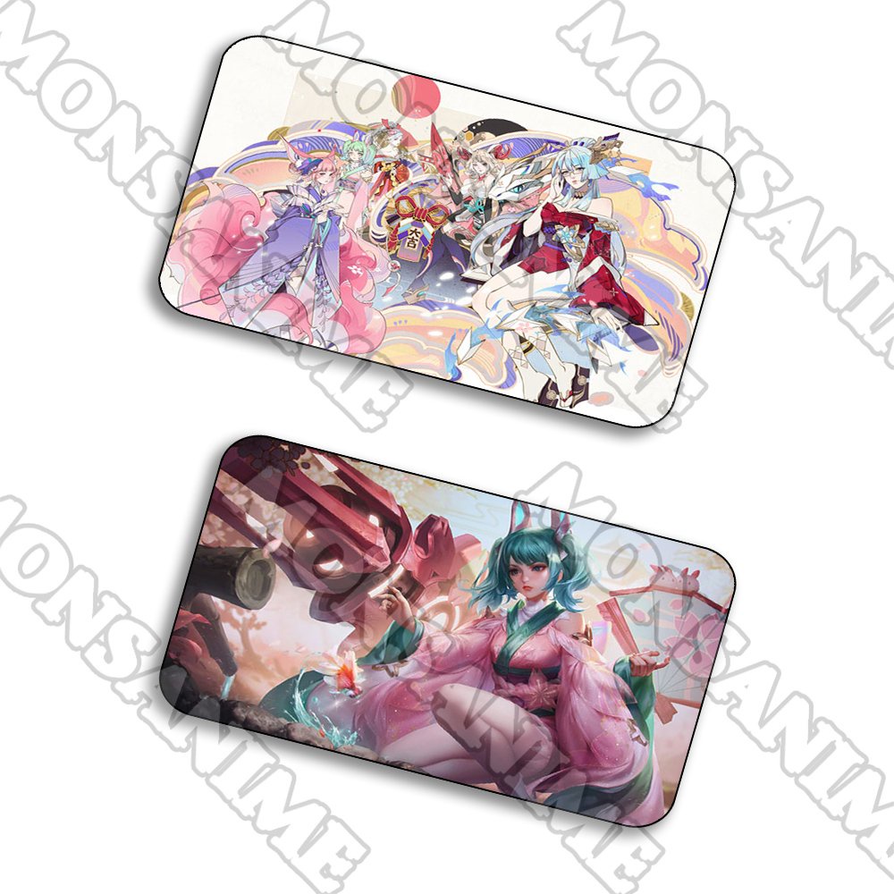 Ảnh card bo góc in hình Liên quân game Arena of Valor ver KIMONO thẻ bo viền 5*8cm anime chibi