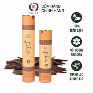 Nhang trầm hương Trầm Tuệ hộp 250 nén với 100% nguyên liệu sạch, không hóa chất, thanh dịu, an toàn