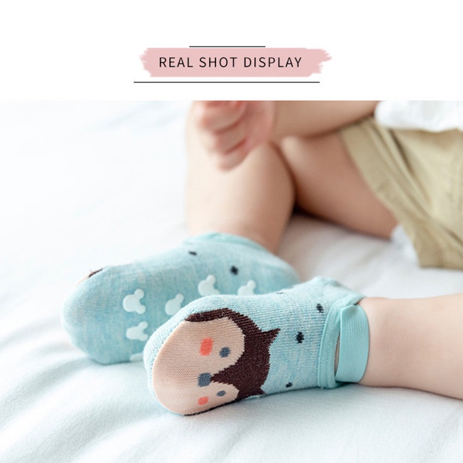 Vớ Cotton Chống Trượt Cho Bé Sàn