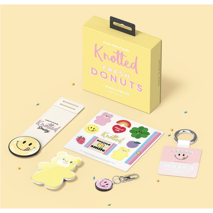 Bảng Màu Thắt Nút Kèm Túi Đựng Cho Samsung Galaxy Z Flip 3 X