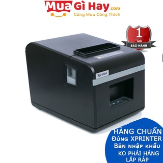 Máy in hóa đơn Xprinter N160II cổng kết nối usb - Hàng Chính Hãng - tặng cuộn bill tes