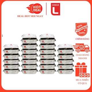 Thùng 24 gói khăn ướt cực đã choice l lotte