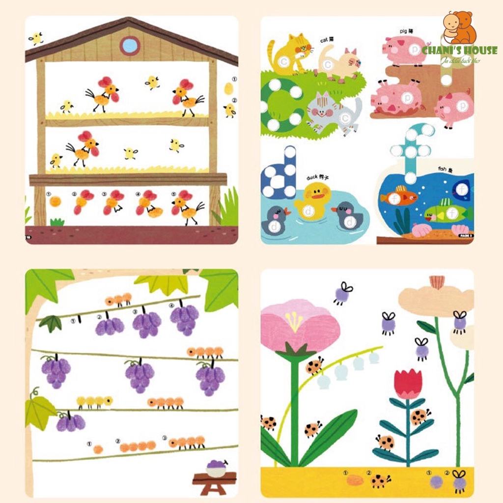 ĐỒ CHƠI TRANH TÔ MÀU BẰNG VÂN TAY JOAN MIRÓ - MÀU AN TOÀN CHO BÉ