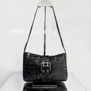 Túi xách nữ 1992 s t u d i o / LILY BAG /  màu đen kẹp nách