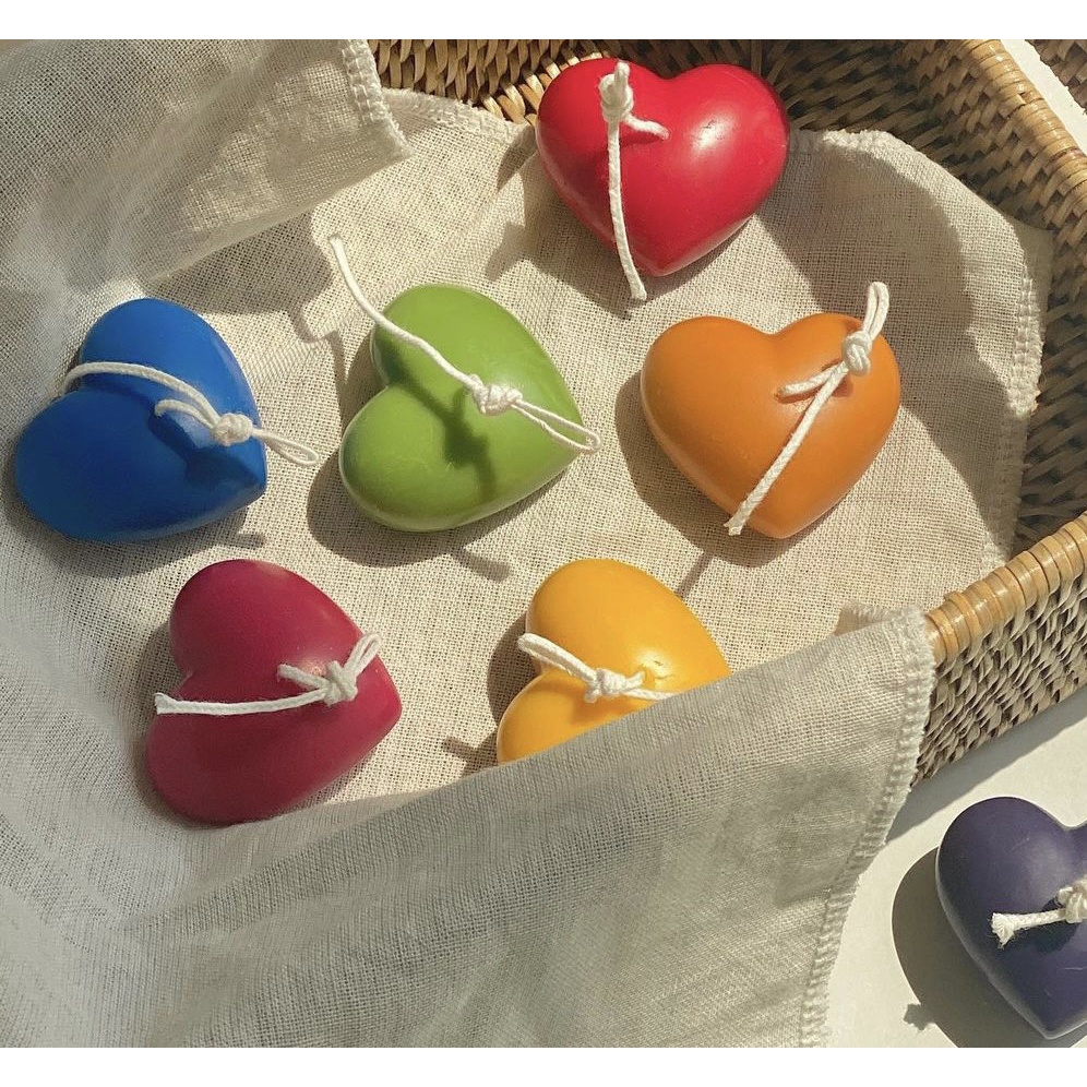 Nến thơm decor trái tim xinh xắn - MAEUM15