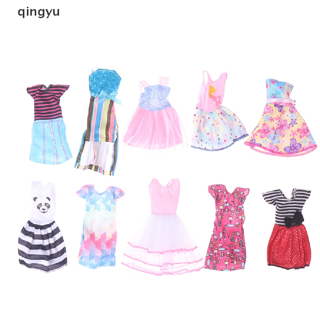 Đầm Đồ Chơi Búp Bê 30cm Thời Trang Mặc Hàng Ngày