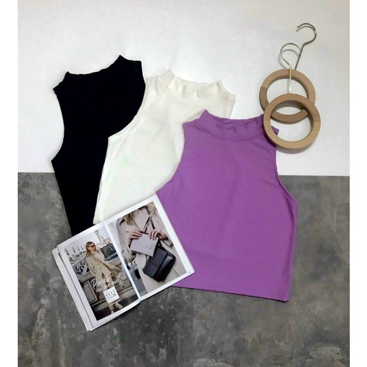 ÁO SÁT NÁCH TĂM CỔ YẾM FROM BASIC MS90673