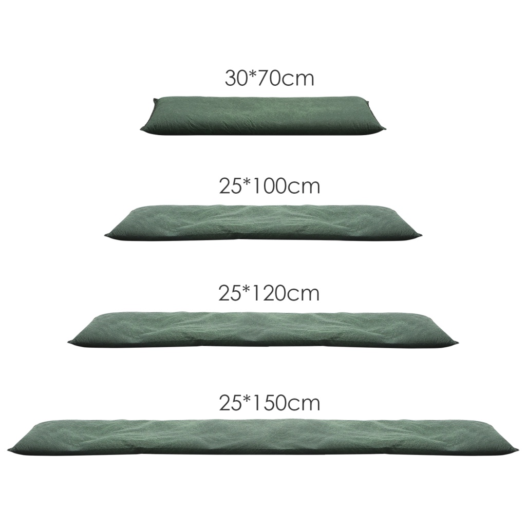 Túi mở rộng hấp thụ nước 25 * 150cm túi chống lũ tái sử dụng cho nhà để xe tầng hầm