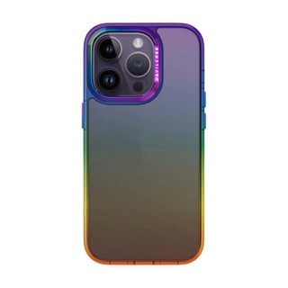 Ốp lưng devilcase phiên bản tiêu chuẩn viền màu rainbow chống ố cho ip 14promax 14pro 14plus 14 13promax 13pro 13