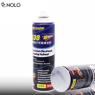 Chai Xịt Vệ Sinh Mechanic Model 530 Làm Sạch Board Mạch Điện Màn Hình Tivi Máy Ảnh Đồ Điện Tử Dung Tích 550ml