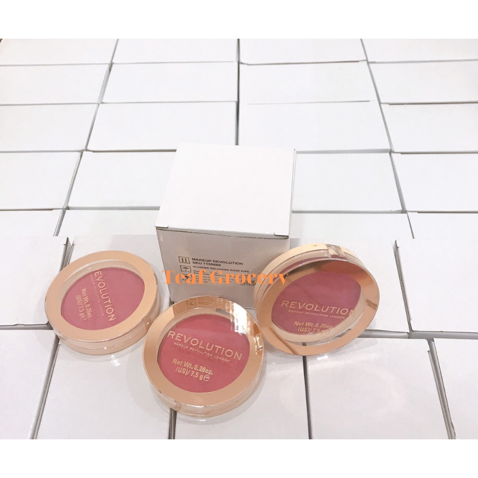 Phấn má hồng - Makeup Revolution London Blusher Reloaded - Tông màu hồng
