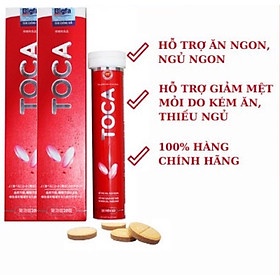 Viên sủi Toca hỗ trợ tăng cân, ăn ngon, giảm mệt mỏi - 1 Tuýp 20 viên ( Che tên kín đáo ) Lady.lol