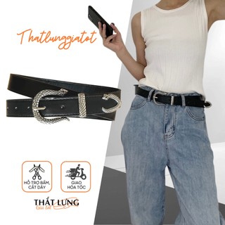 Thắt lưng y2k nam nữ phong cách vintage hoa văn cổ điển bản 2.8cm (Hỗ trợ cắt, bấm lỗ dây nịt) TL141 - Thắt Lưng Giá Tốt