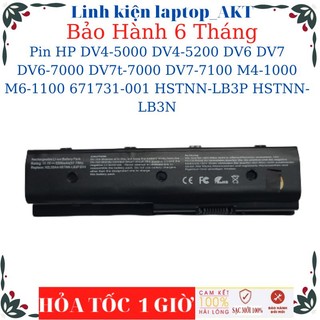 Pin laptop hp dv4-5000 dv4-5200 dv6 dv7 dv6-7000 dv7t-7000 dv7-7100 m4-1000 m6-1100 671731-001 hstnn-lb3p hstnn-lb3n