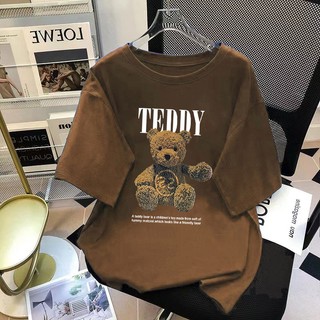 Áo thun FASHMILY 100% cotton tay ngắn cổ tròn phong cách Hàn Quốc mới 2023