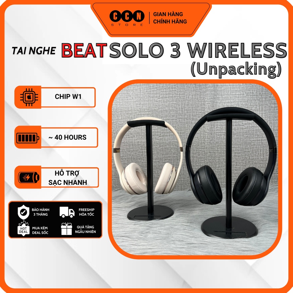 Tai nghe BEAT SOLO 3 WIRELESS chính hãng - Unpacking, Bảo hành 3 tháng