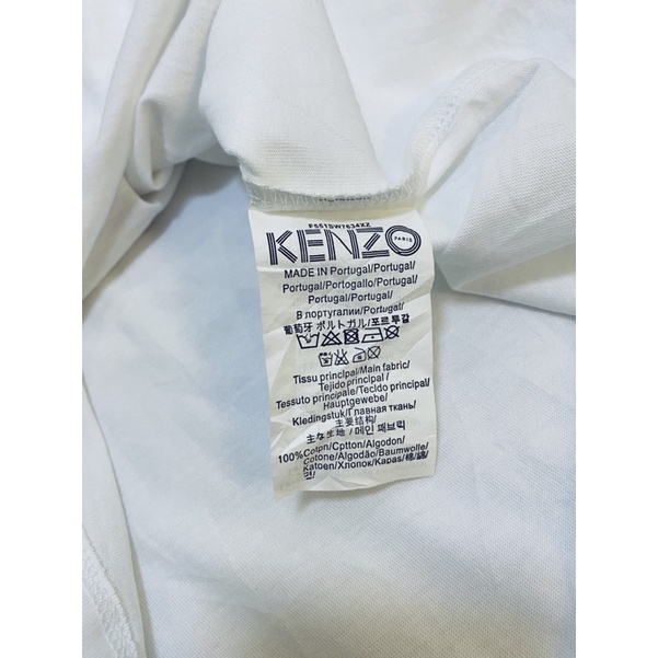 •Áo thun Kenzo nữ màu trắng bản mắt•