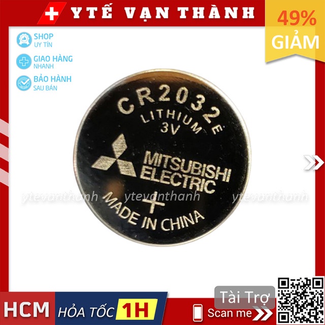 ✅ Pin Cúc Áo CR2032 Mitsubishi (Không Vỏ) | Pin CMOS, Điều Khiển -VT0858