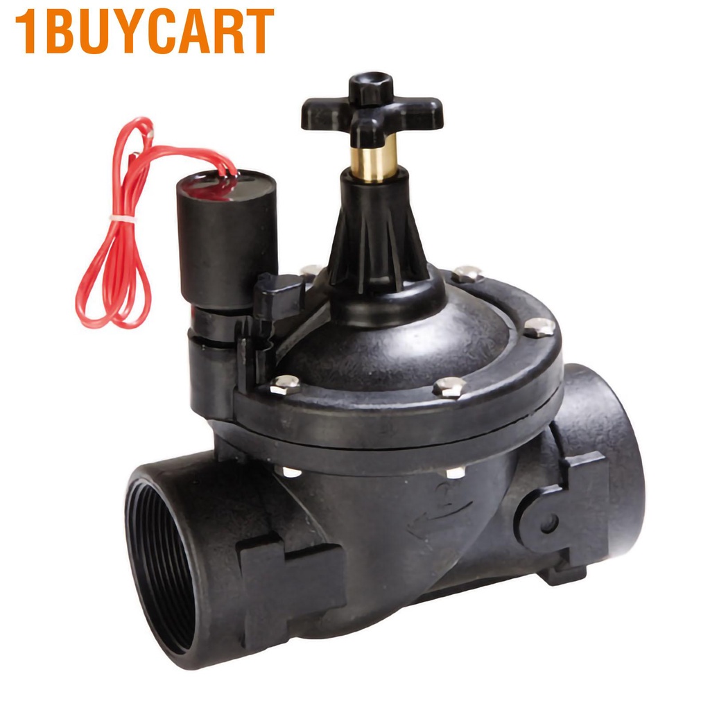 1buycart Electric Solenoid Valve Wear Resistant Durable Irrigation Closed