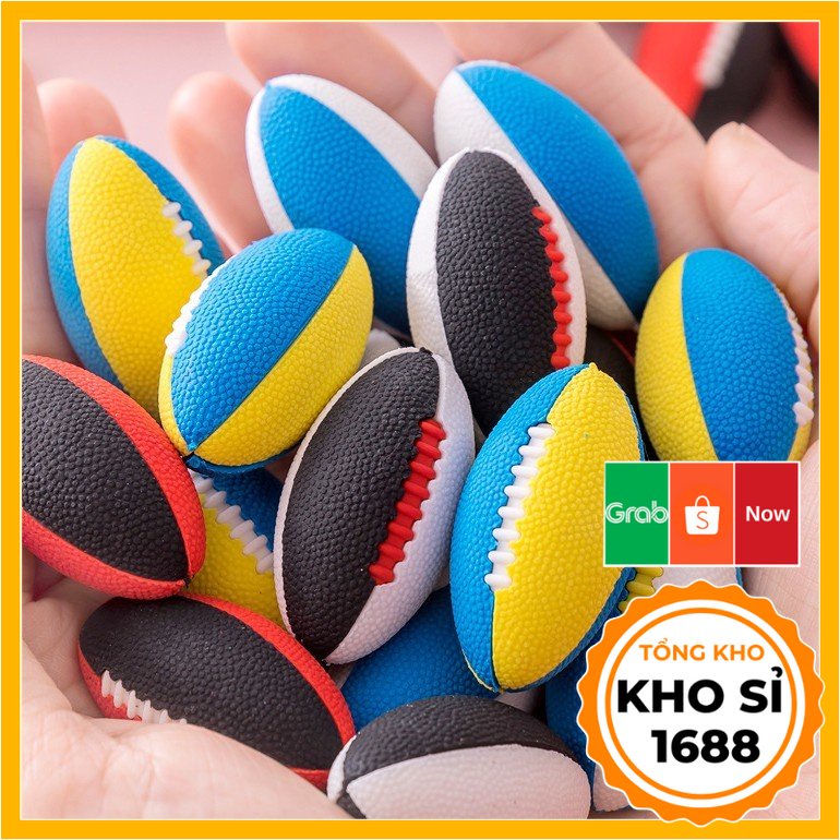 Tẩy bút chì hình quả bóng bầu dục có thể tháo rời siêu đáng yêu sáng tạo cho các bé E411