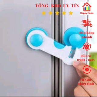 Móc dán tủ lạnh, khóa cánh cửa, tủ giầy, tủ bếp Happy Home