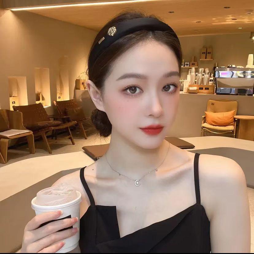 PVN56694 Băng Đô Hoa Trà Phong Cách Xiaoxiang, Bờm tóc Hoa Trà