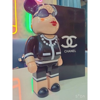 [Có Sẵn-Ảnh tự chụp] Bearbrick Cha.nel bản 400%