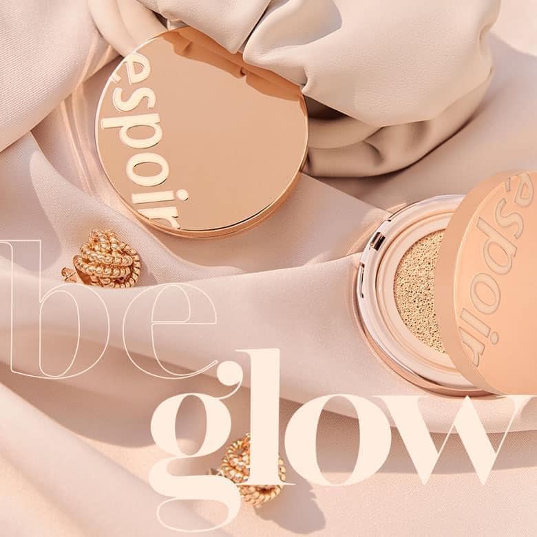Phấn nước Espoir Pro Tailor Be Glow Cushion SPF42 PA+++ set gồm 1 hộp + kèm 1 lõi
