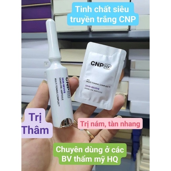 siêu tinh chất huỷ nám cnp dưỡng trắng da mờ thâm nám vượt trội se lỗ chân lông và chống lão hoá chuyên sâu