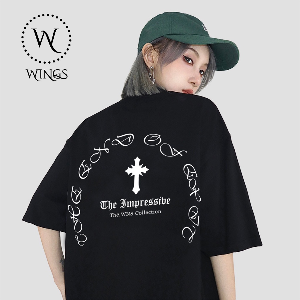 Áo thun Tráng Gương Diamonds unisex fom rộng The End WNS 2023