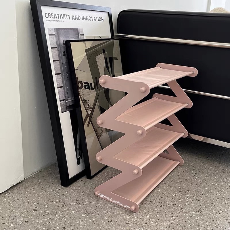 Kệ Giày Dép ZicZac 4 Tầng Tiện Dụng Đa Năng Kiểu Dáng Đẹp Phù Hợp Giá Để Đồ Decor Phòng