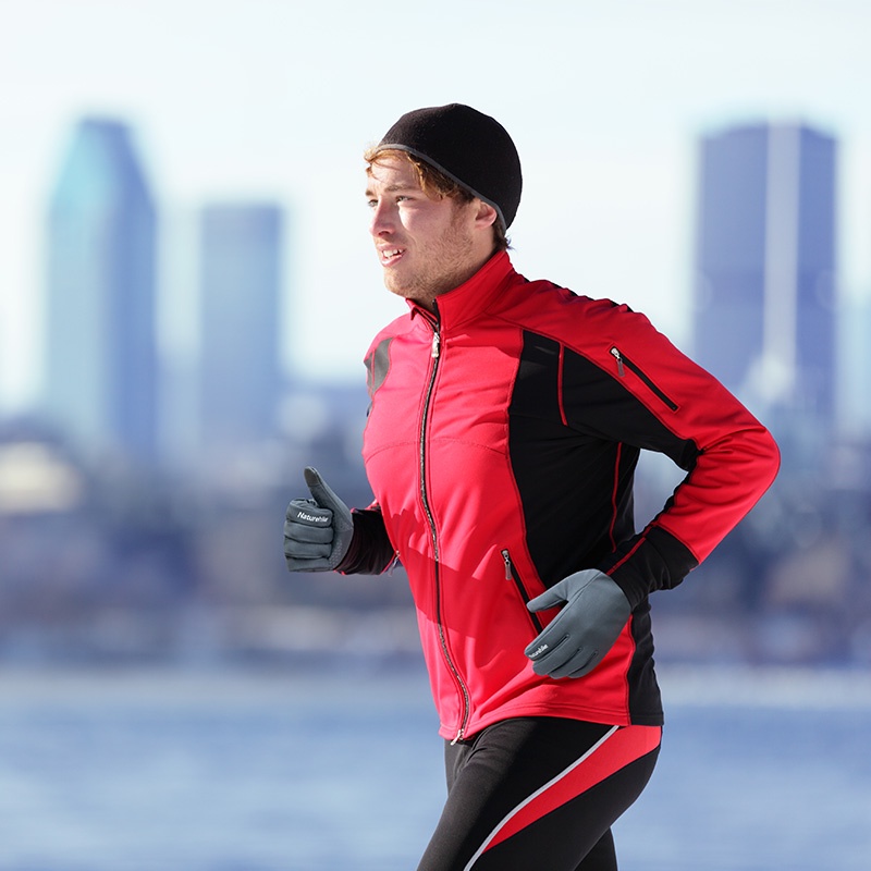 Găng tay naturehike cưỡi ấm ngoài trời leo núi chống thấm nước chống gió lái xe non-slip găng tay chạy thể thao