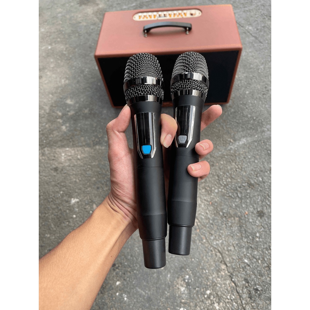 Loa xách tay bluetooth karaoke AT T18 PRO di động công suất 300w