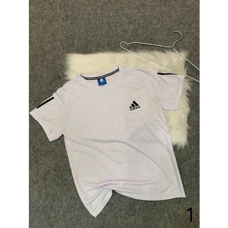 ÁO THỂ THAO CỘC TAY DẬP Vân ADIDAS